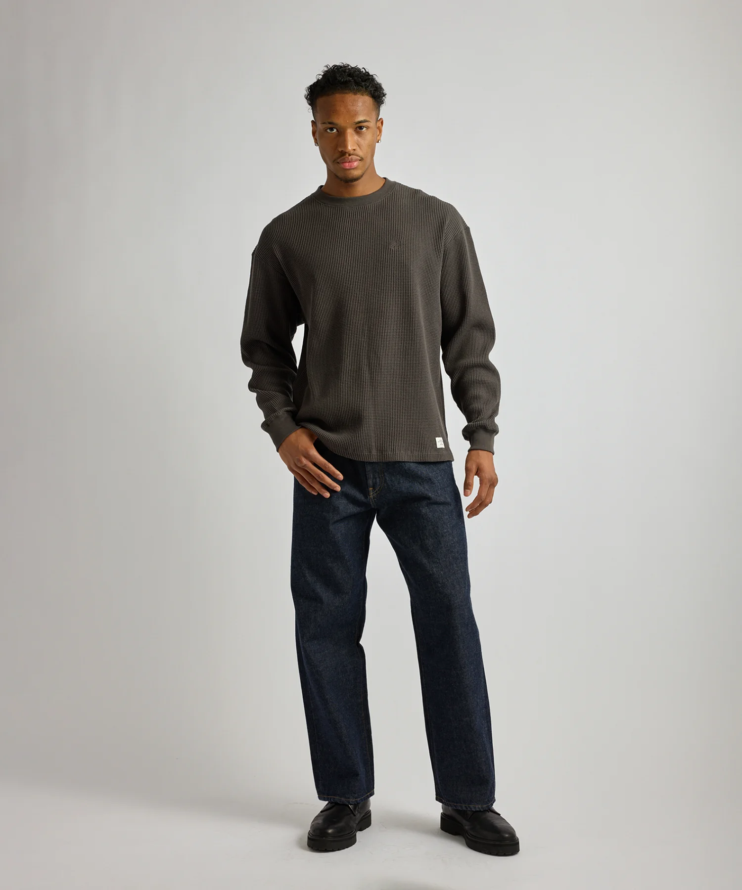 Alex Heavy Waffle Relaxed Top - Image 3