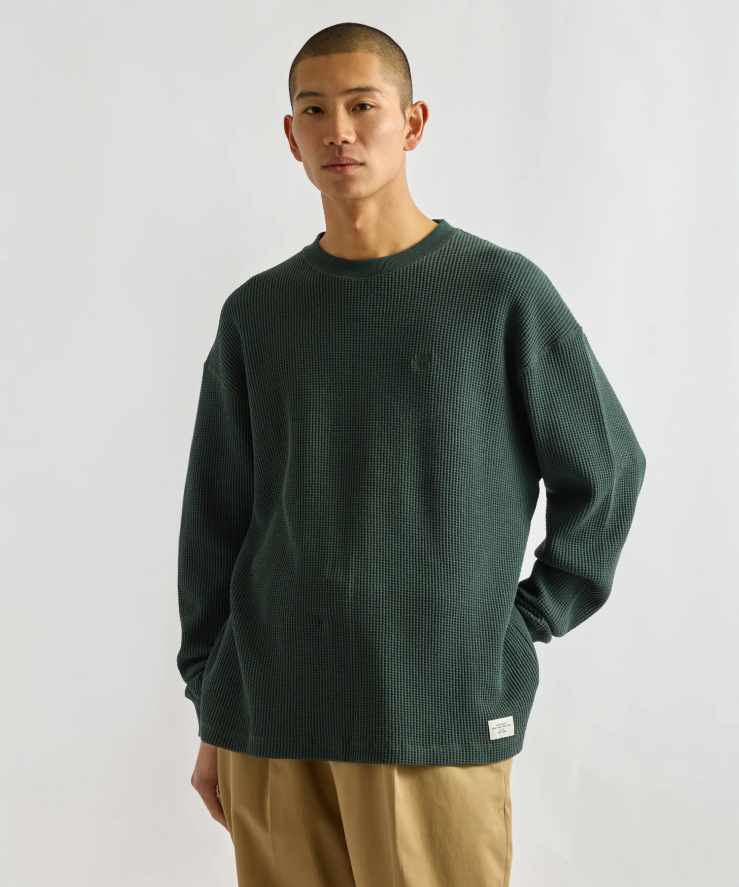 Alex Heavy Waffle Relaxed Top - Image 2