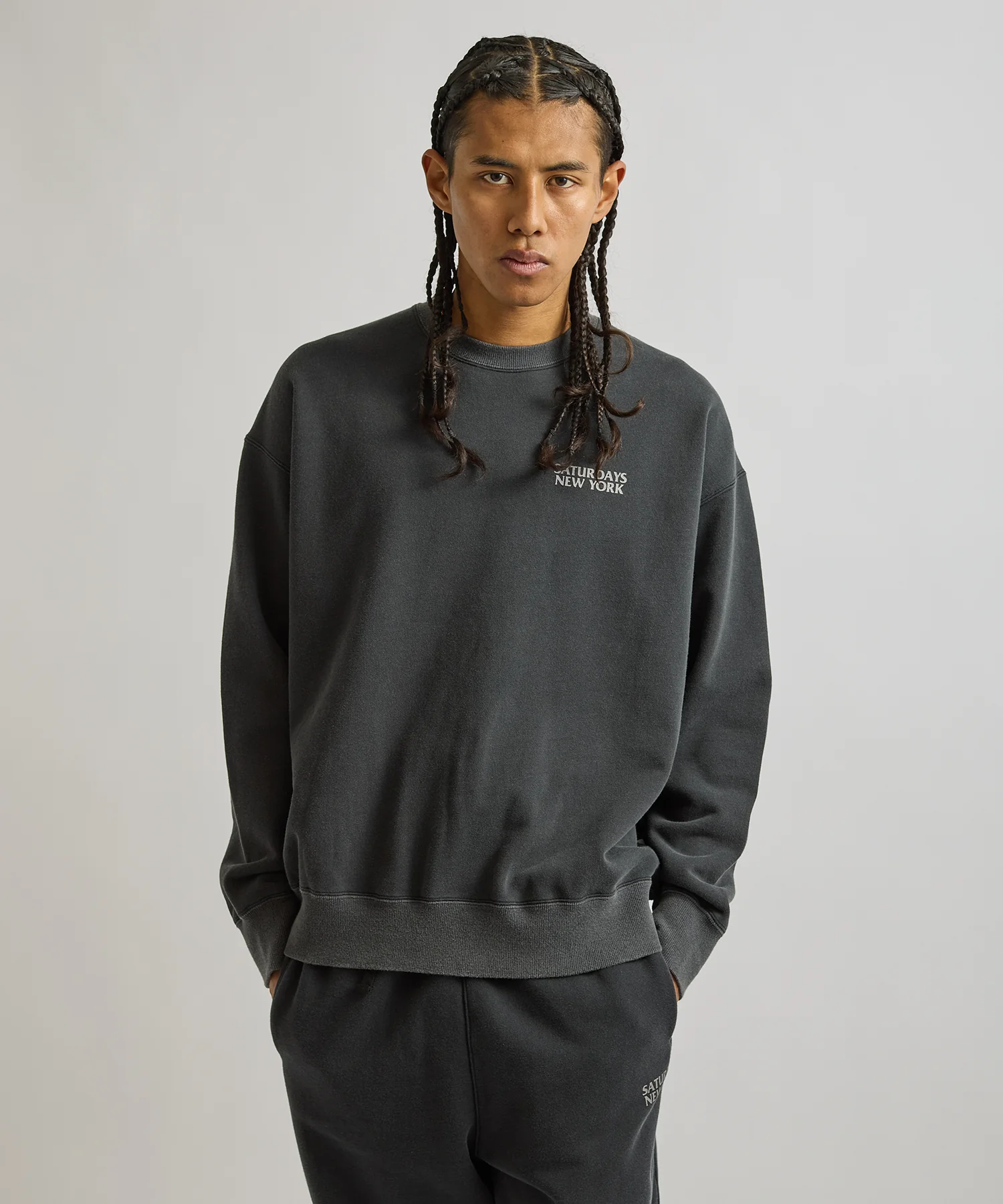Ari Relaxed Ozone Washed Sweatshirt - Image 2