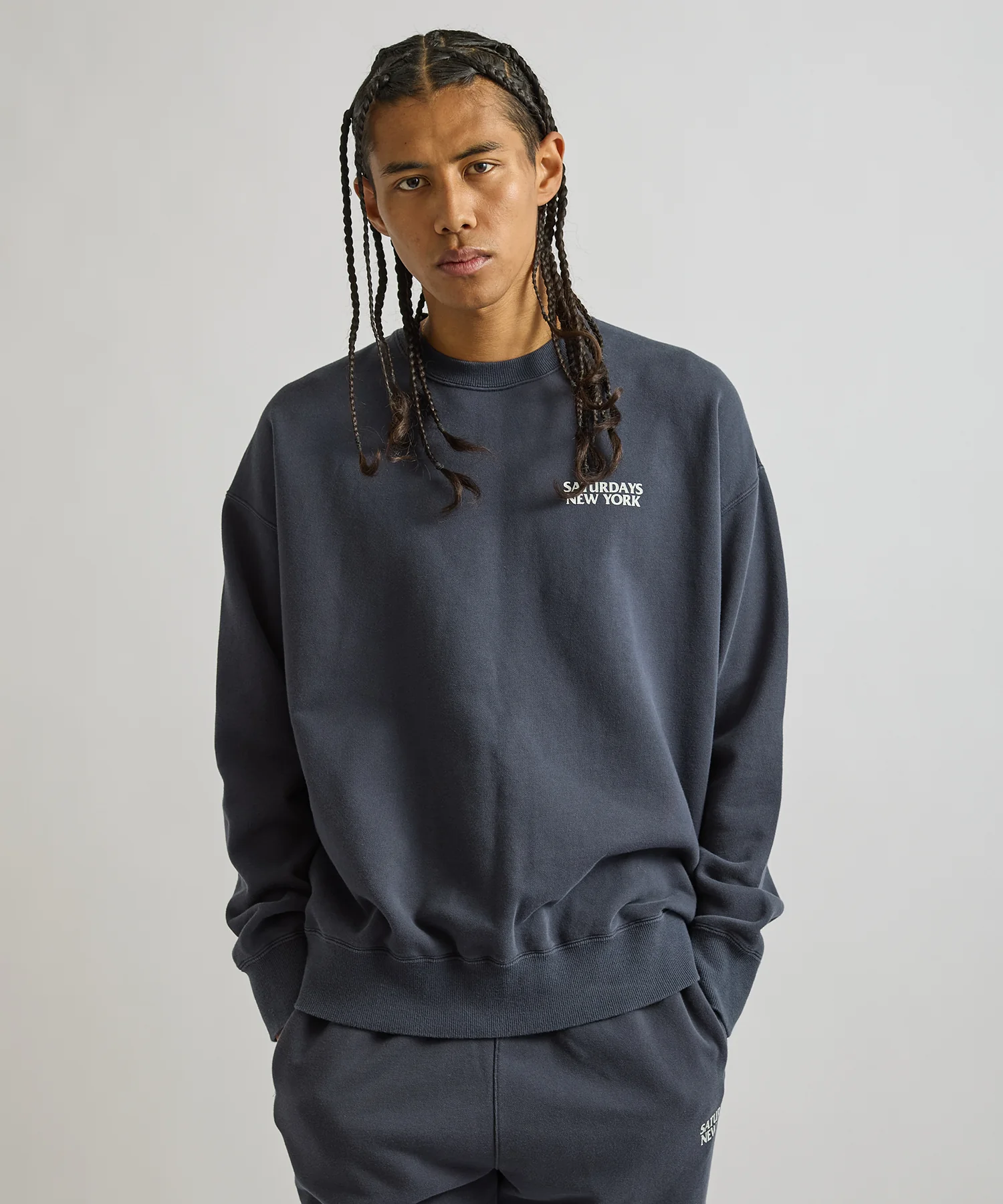 Ari Relaxed Ozone Washed Sweatshirt - Image 2