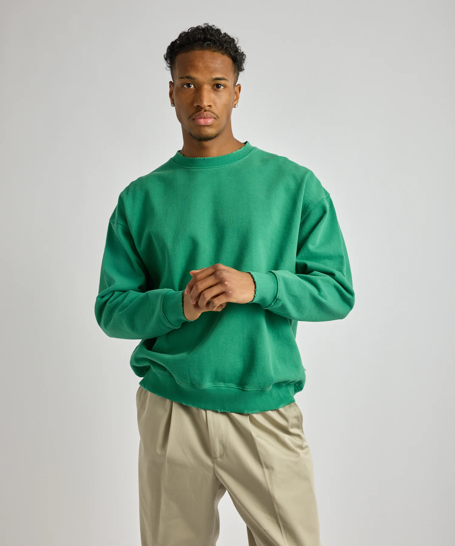 Bowery Garment Dyed Slash Sweatshirt - Image 3