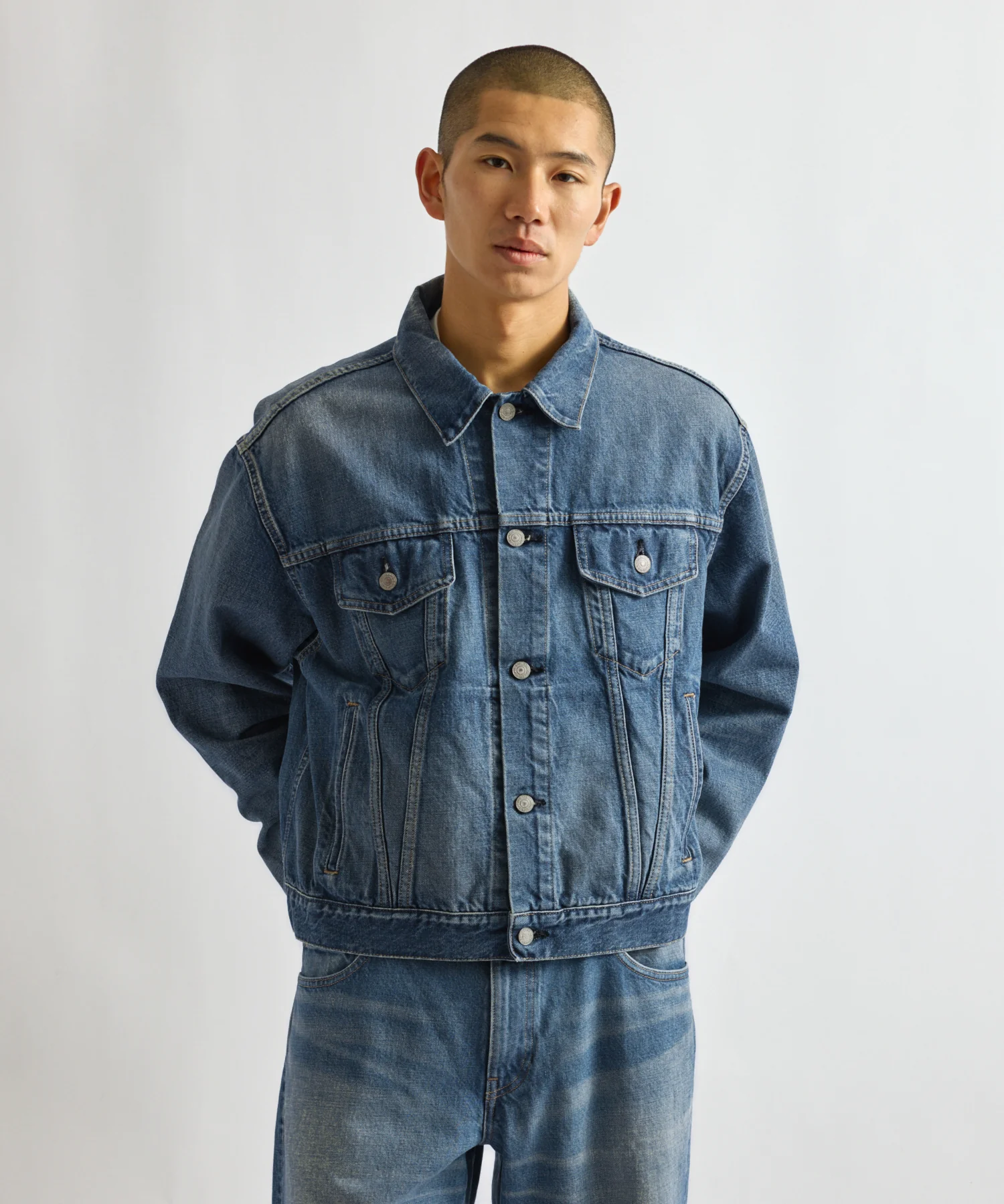 Emil Washed Denim Jacket - Image 2