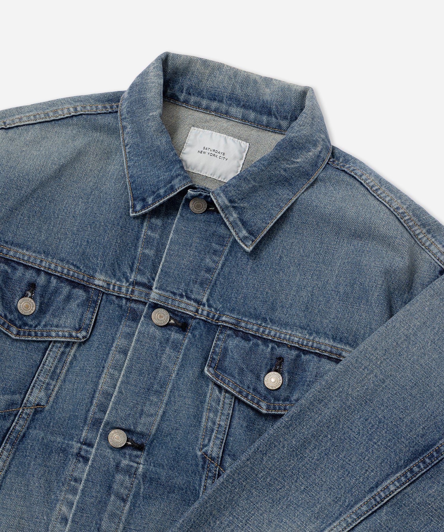 Emil Washed Denim Jacket - Image 5