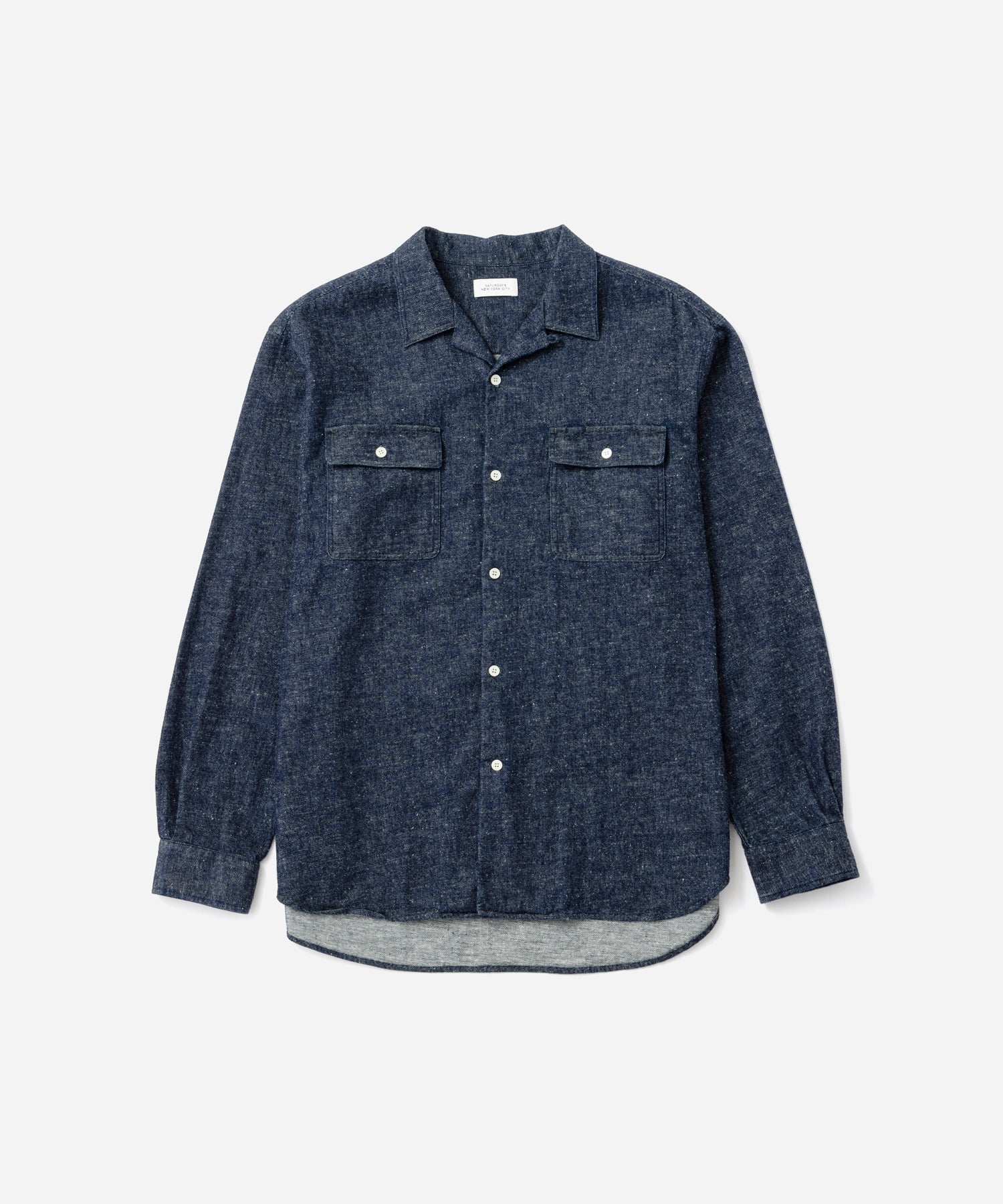 Hanley Long Sleeve Open Collar Shirt