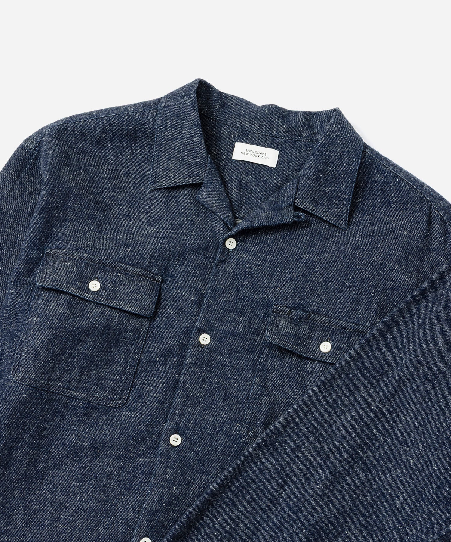 Hanley Long Sleeve Open Collar Shirt - Image 5