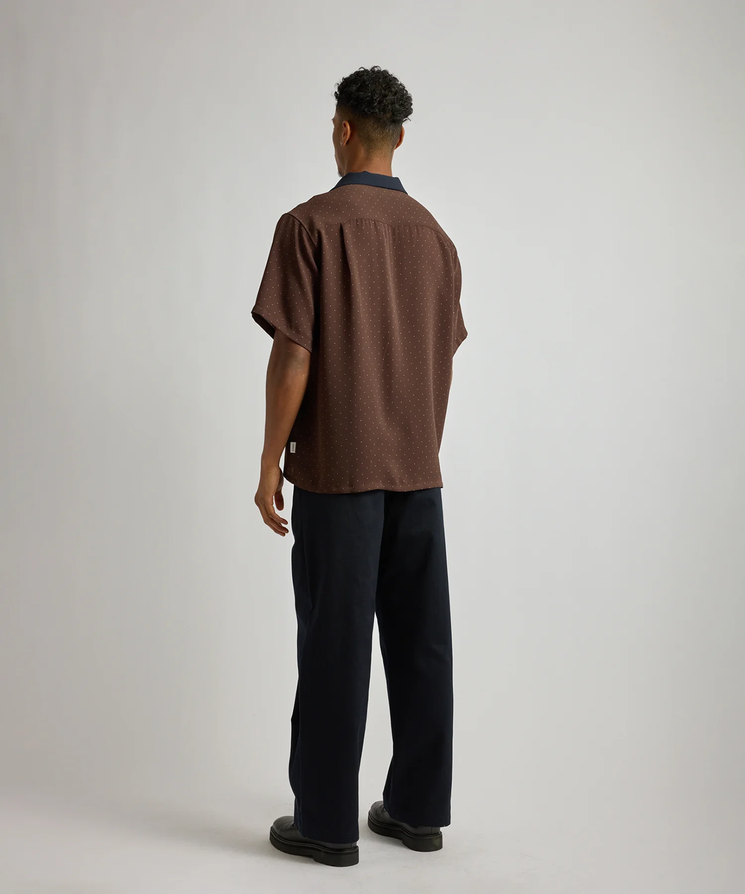 Hester Dot Print Short Sleeve Shirt - Image 4