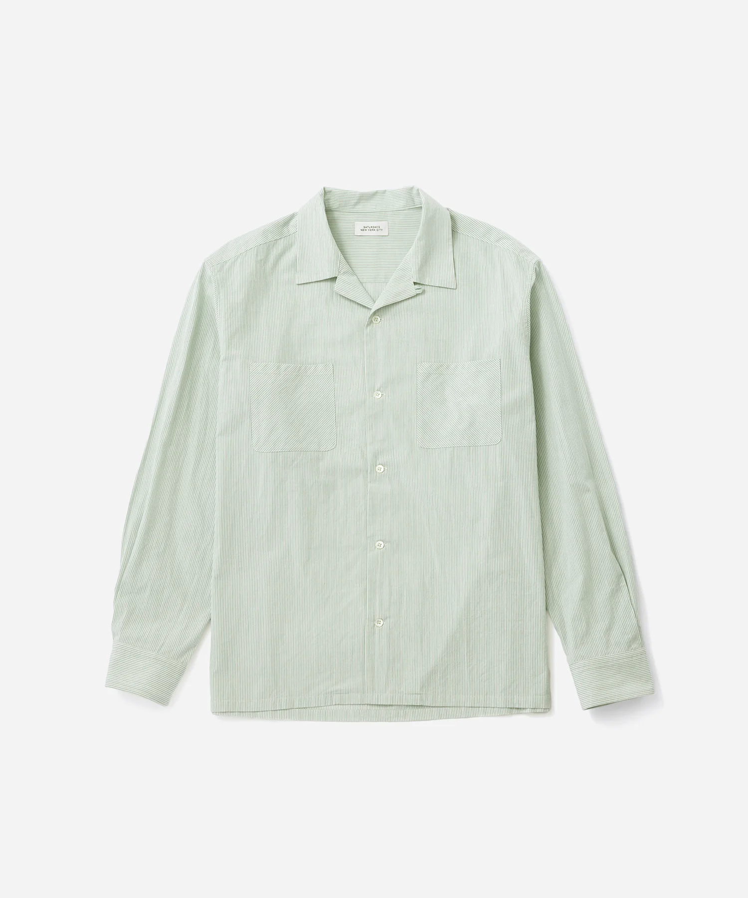 Marco Stripe Open Collar Shirt