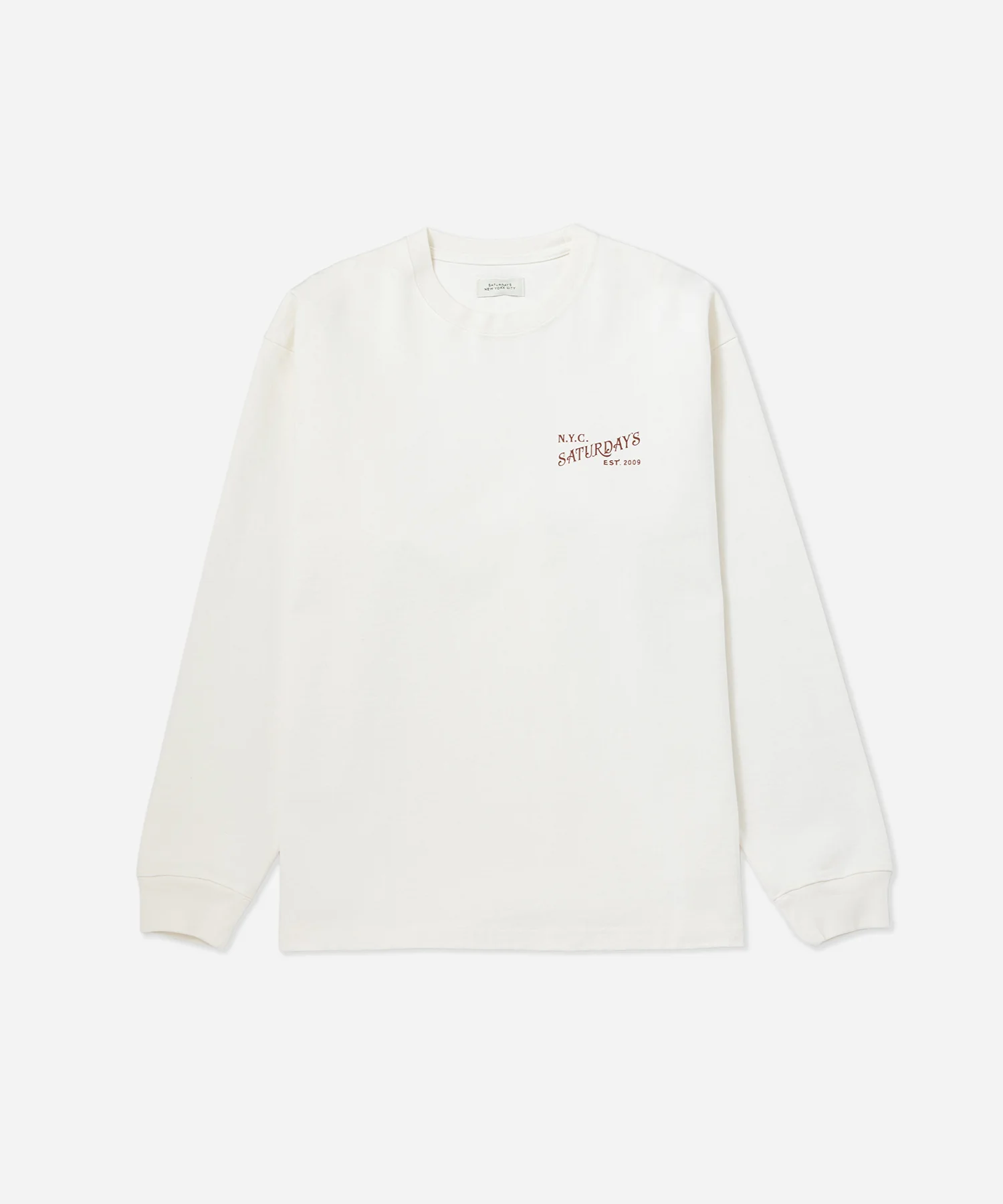 Max Weight Vintage Serif Long Sleeve Tee