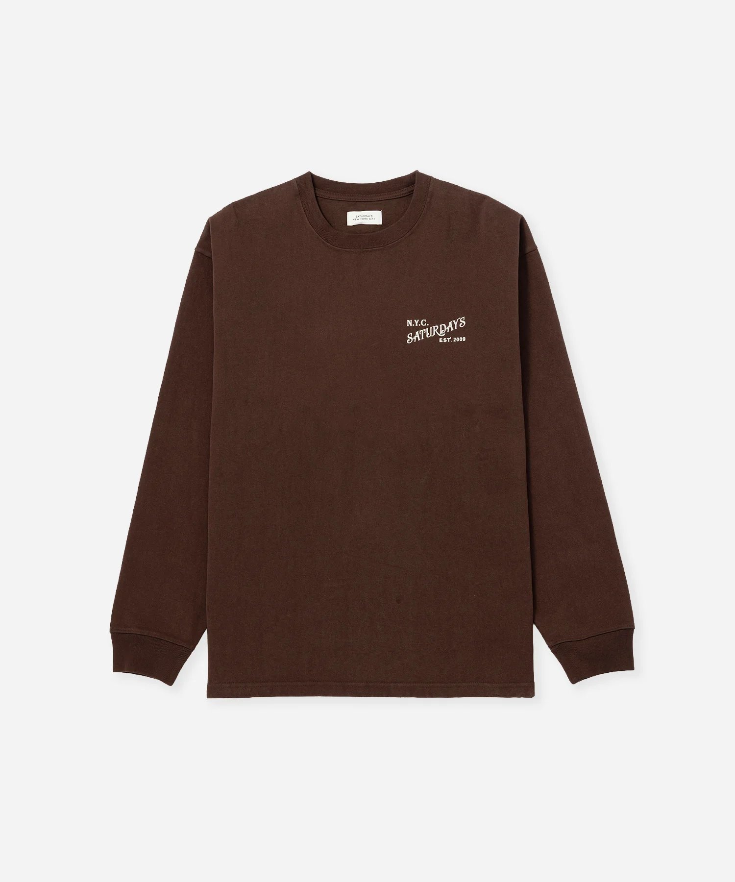 Max Weight Vintage Serif Long Sleeve Tee