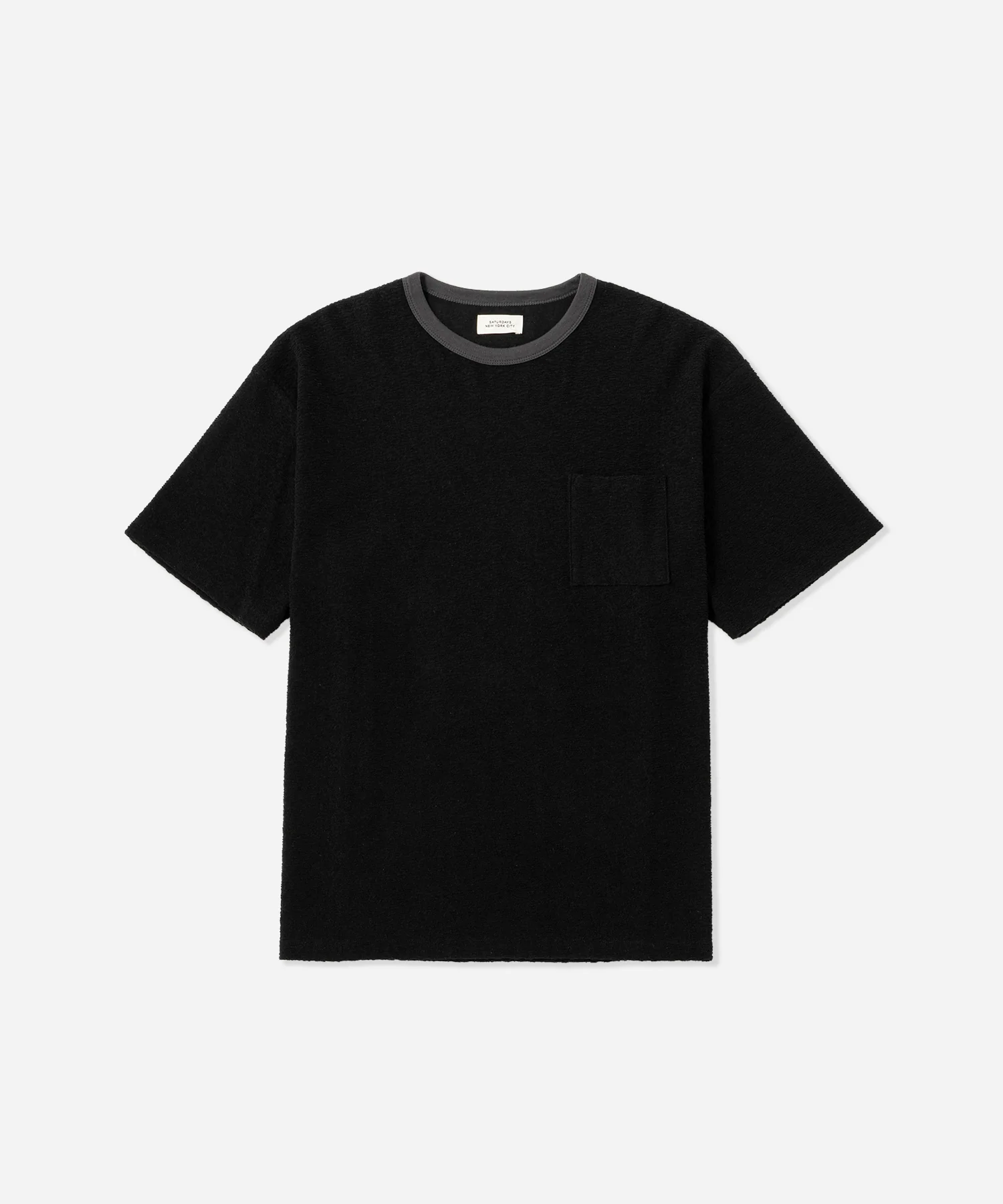 Ringer Pile Relaxed Short Sleeve Tee