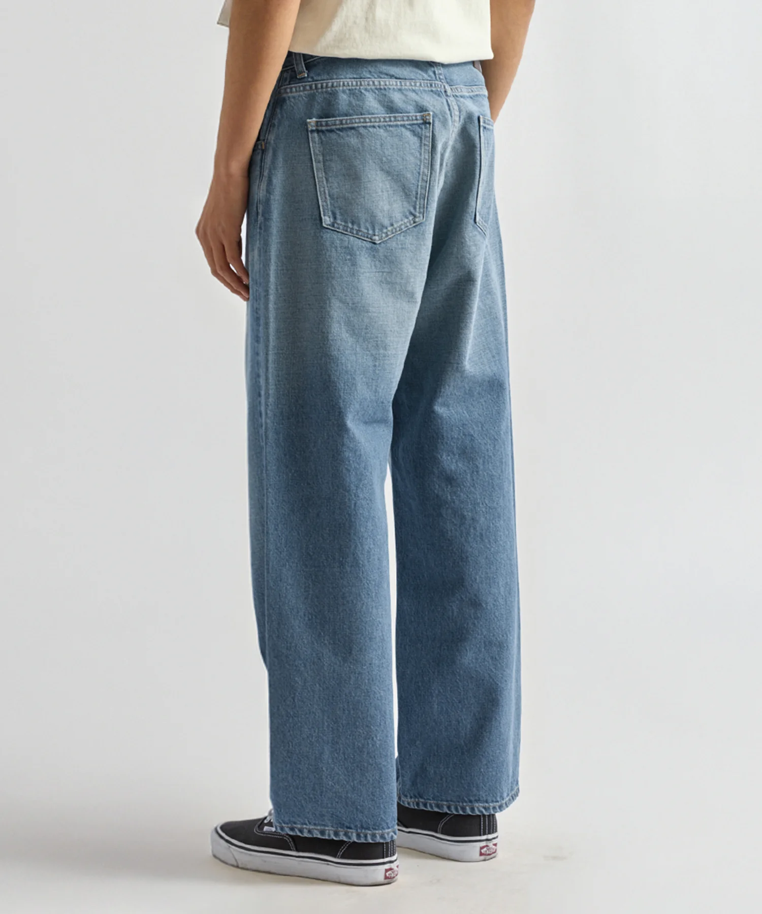 Takeru Relaxed Washed Denim Pant - Image 3