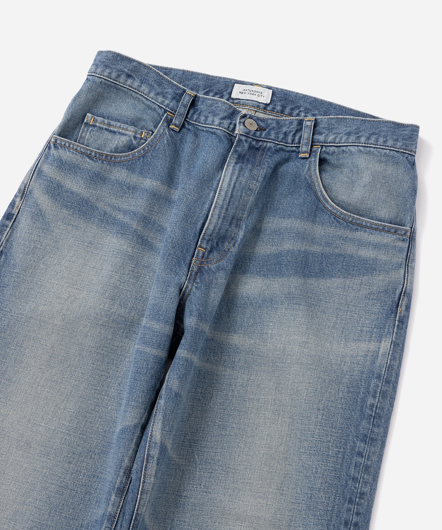Takeru Relaxed Washed Denim Pant - Image 5