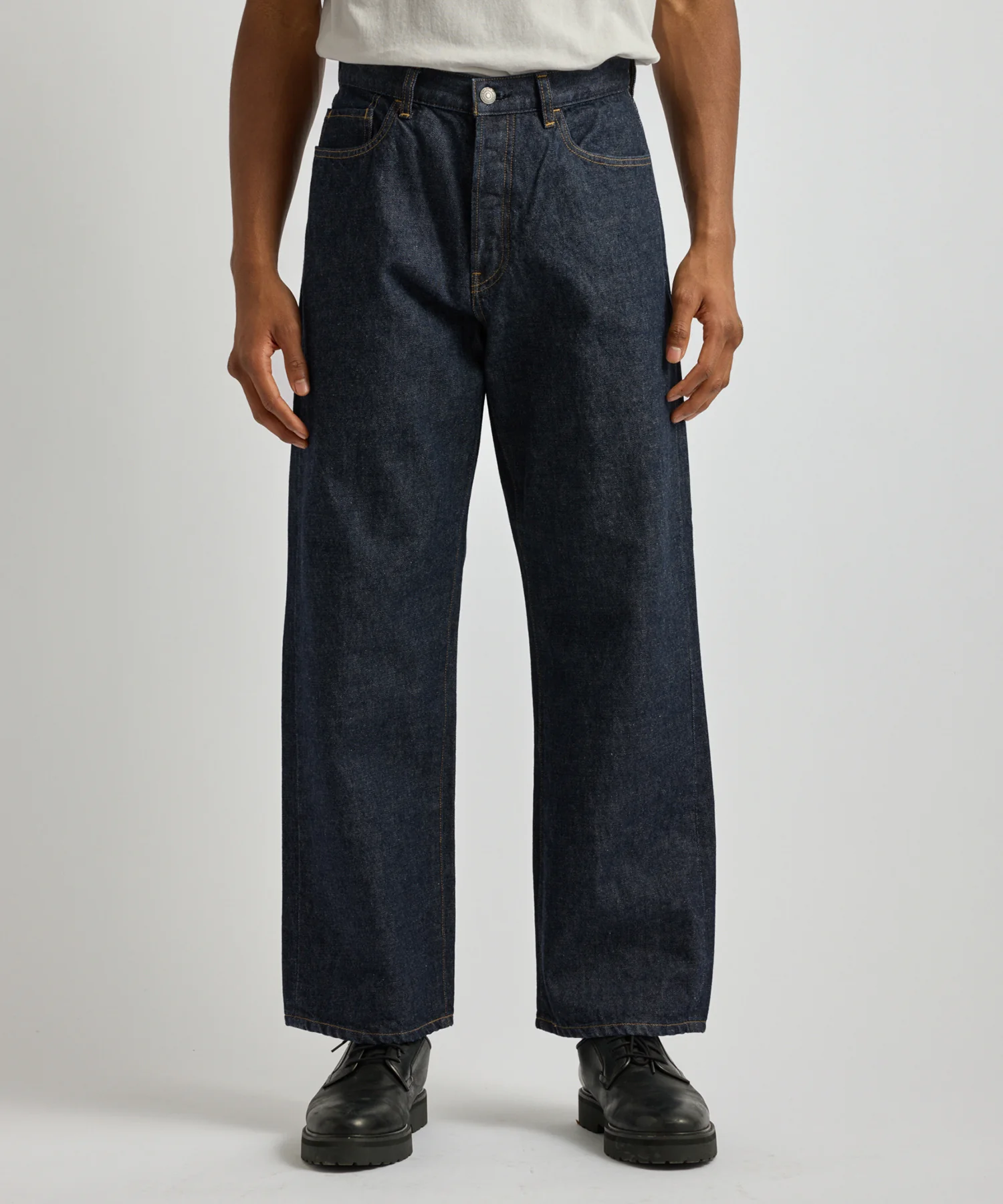 Tobias Straight Rinsed Denim Pant - Image 2