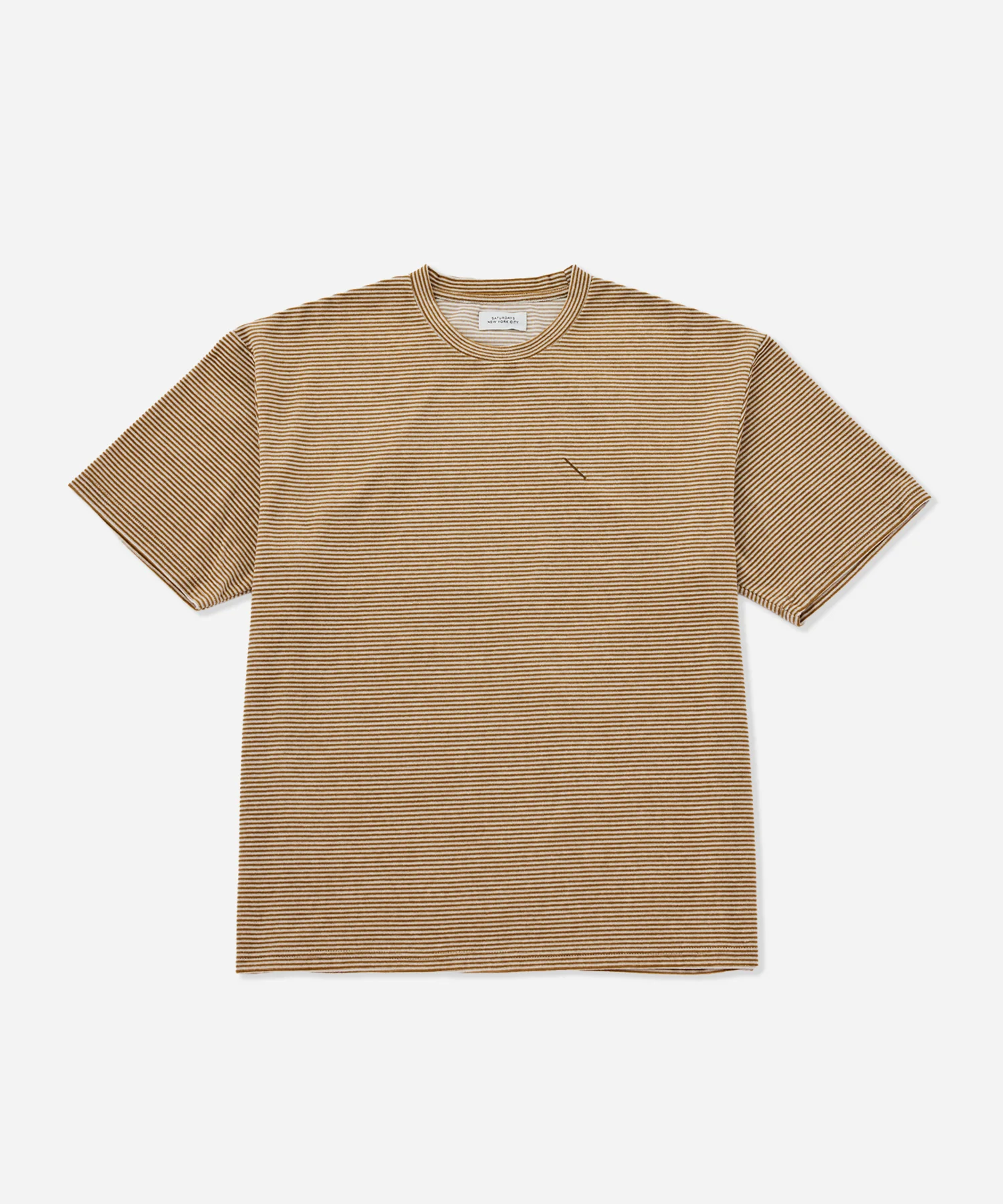 Velour Stripe Relaxed Short Sleeve Tee