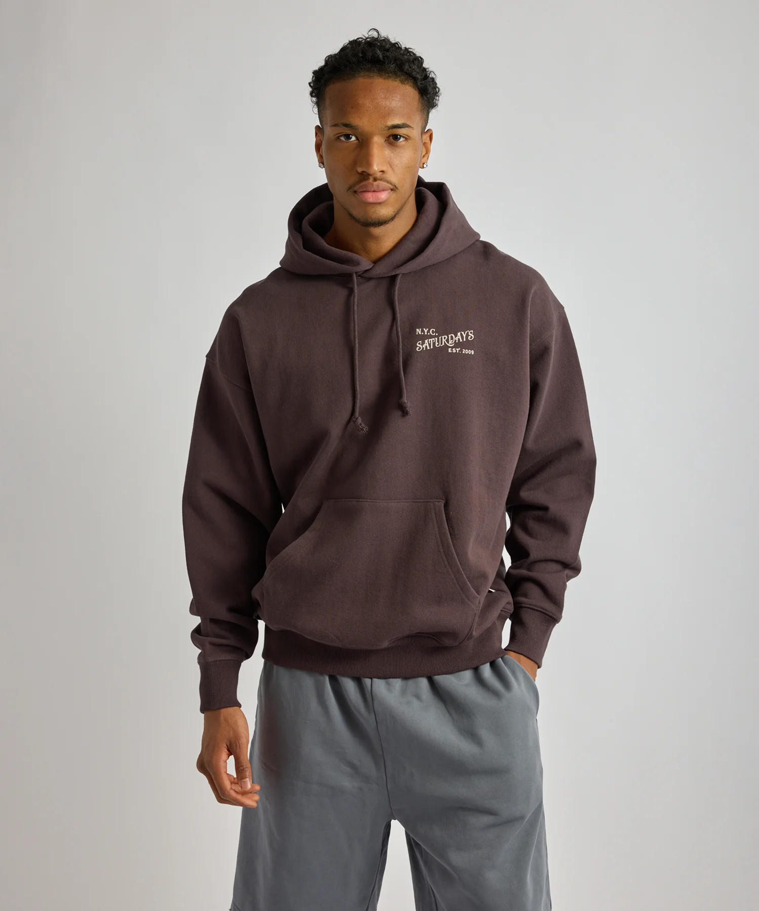 Warren Vintage Serif Relaxed Hoodie - Image 2