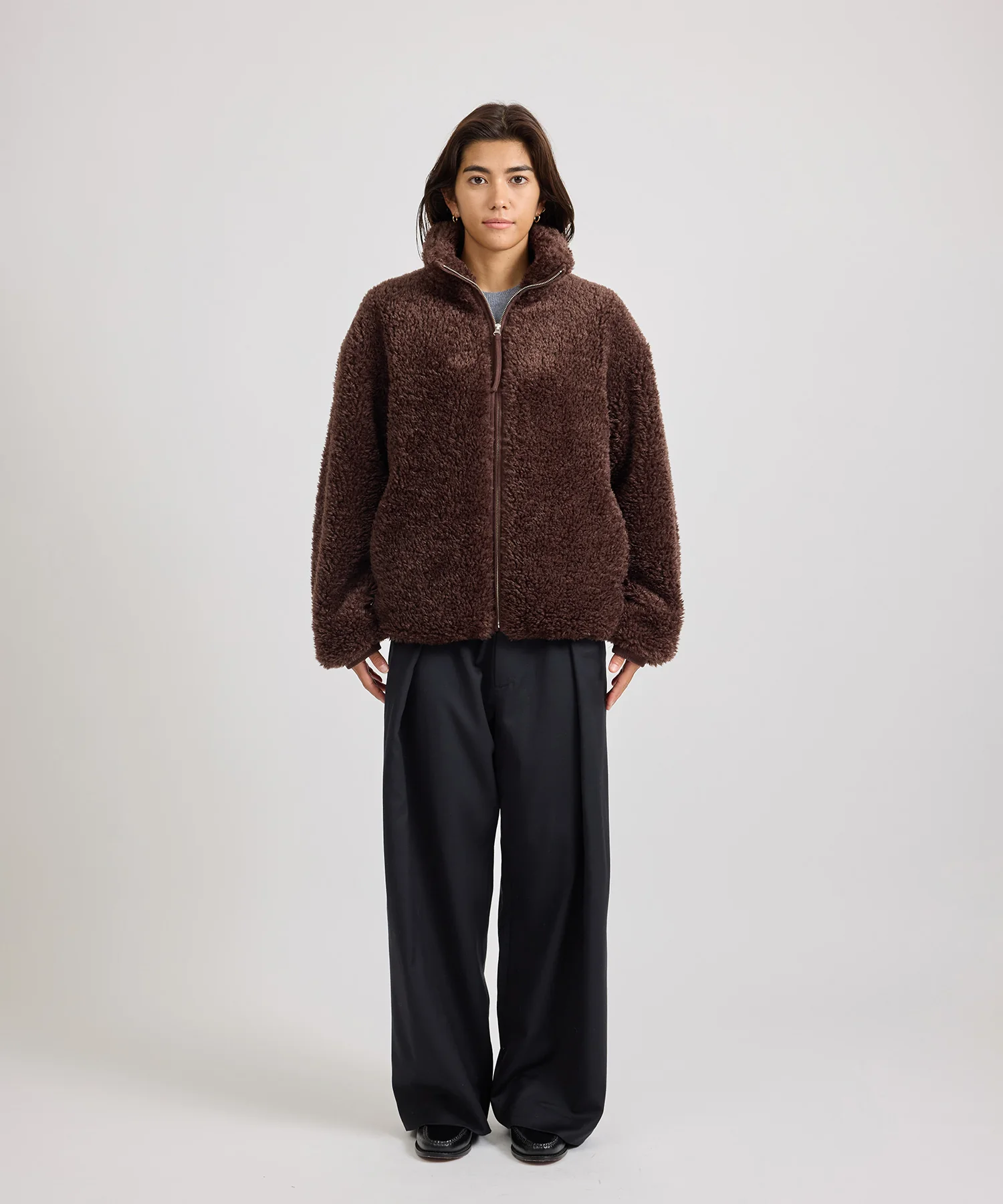 Alessia Boa Fleece Blouson - Image 3