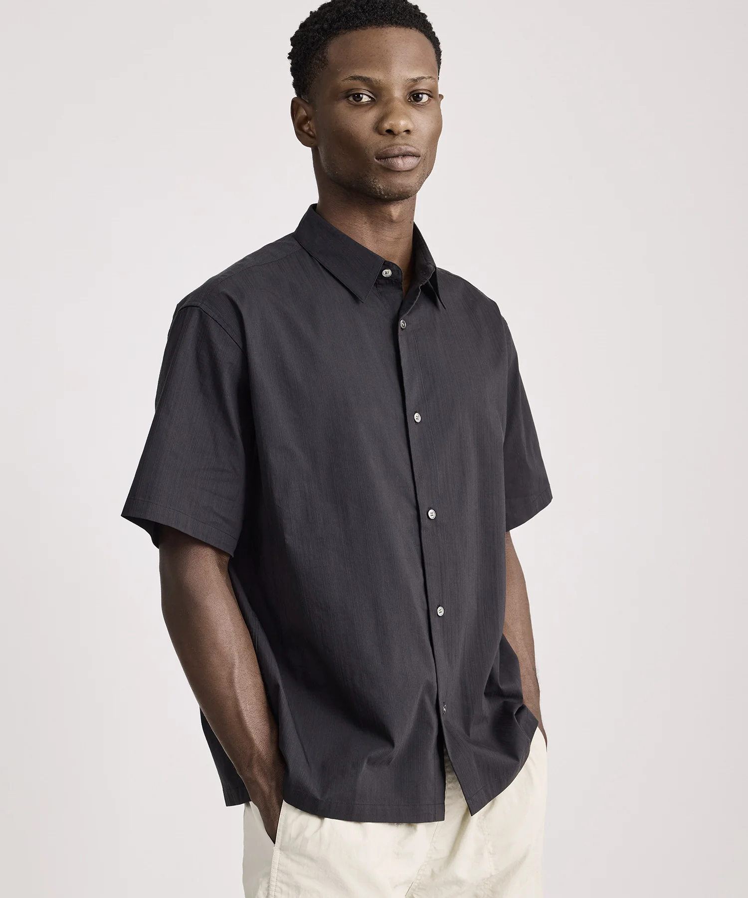 Bruce Tonal Stripe Short Sleeve Shirt - Image 2