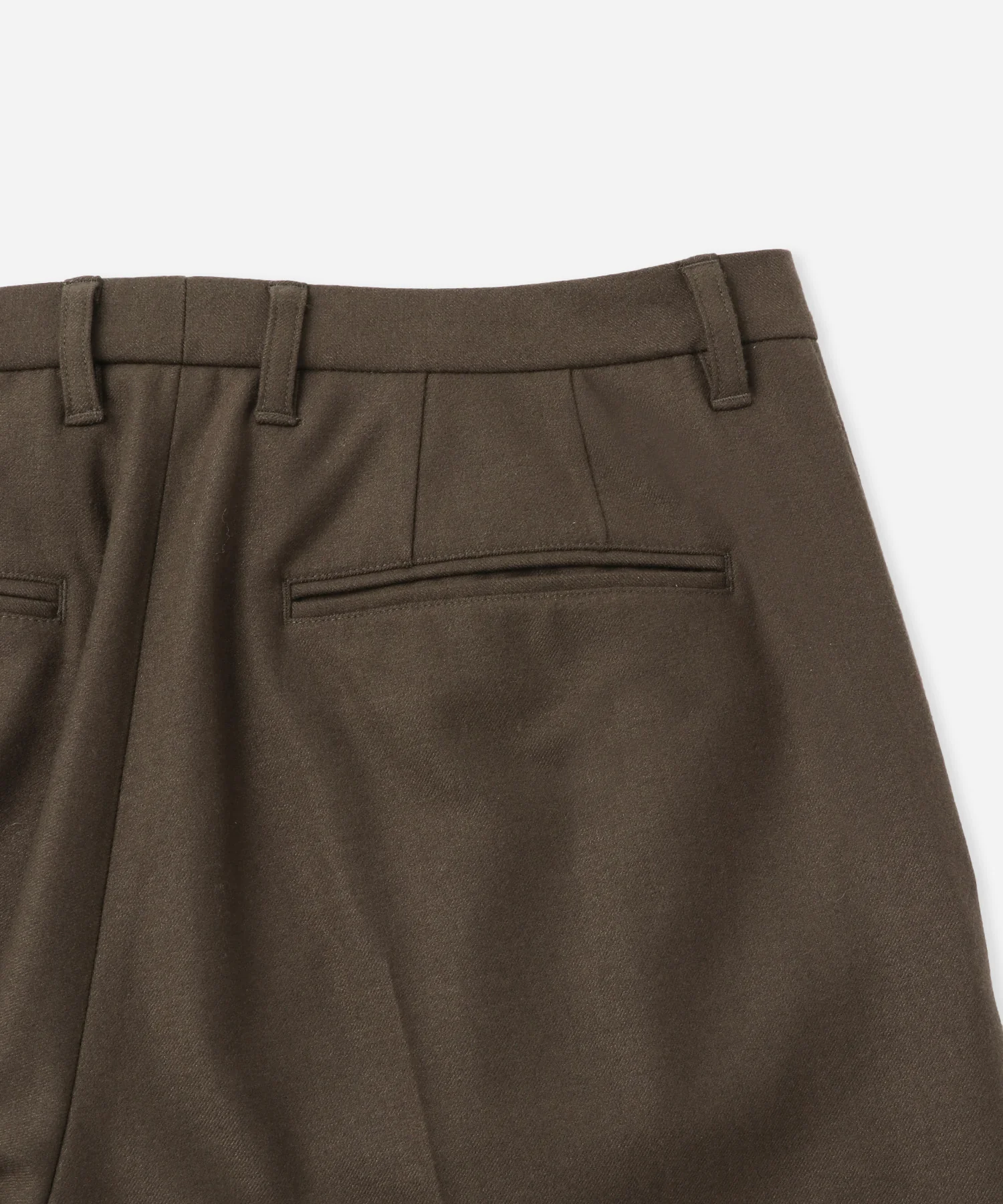 George Flannel Two Tuck Pant - Image 7