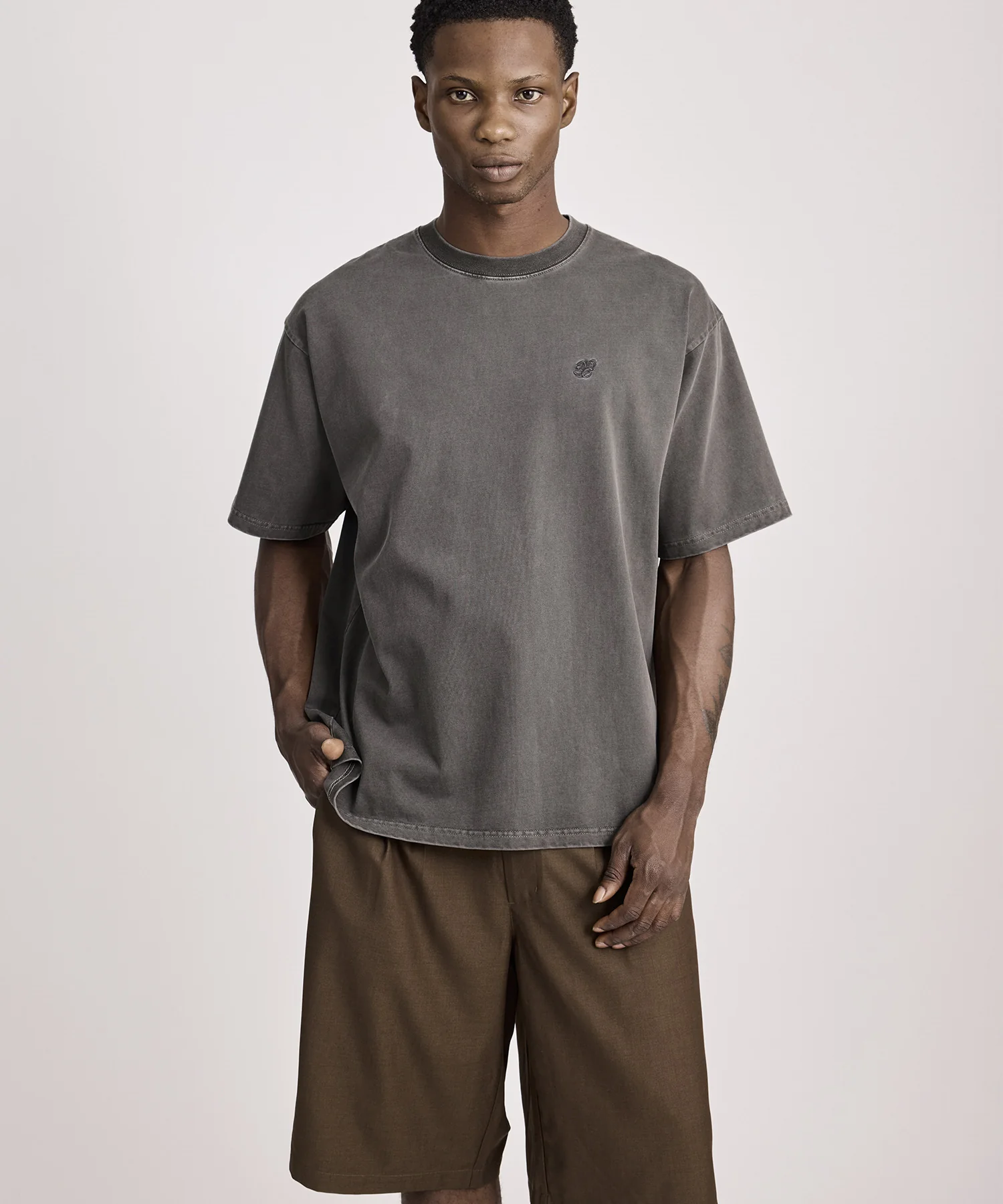 SNYC Relaxed Pigment Dyed Short Sleeve Tee - Image 2
