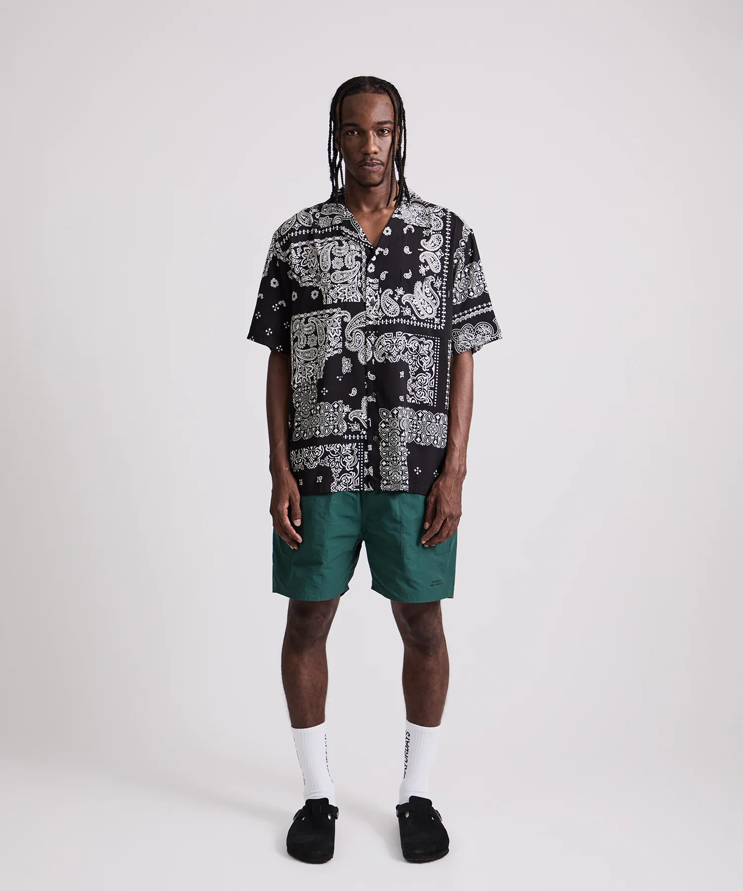 MIYAGIHIDETAKA x Saturdays Bandana Short Sleeve Shirt - Image 3