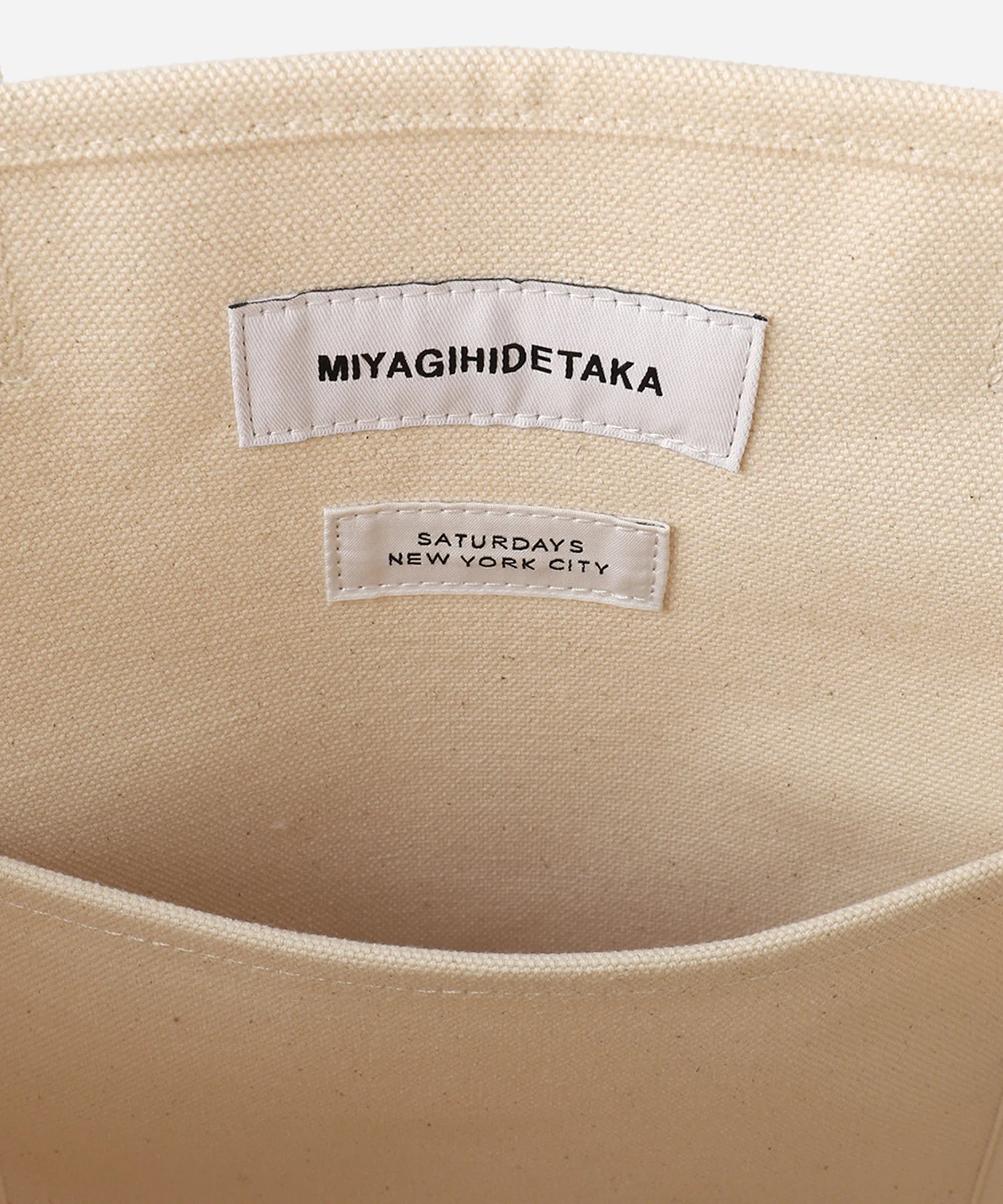 MIYAGIHIDETAKA x Saturdays Bandana Slash Tote Bag - Image 5